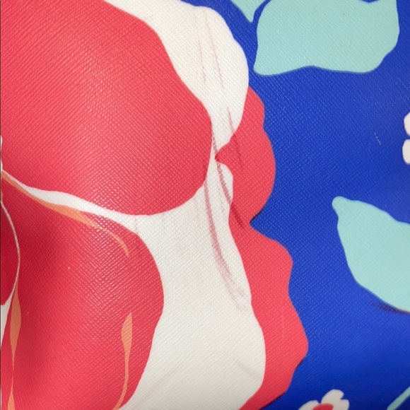 Kate Spade Blue and Orange Floral Crossbody Bag - Picture 6 of 9